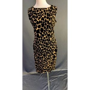 Lily animal print dress